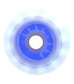 Ruedas Luminous DUO LED 110mm White/Blue - Pack x3