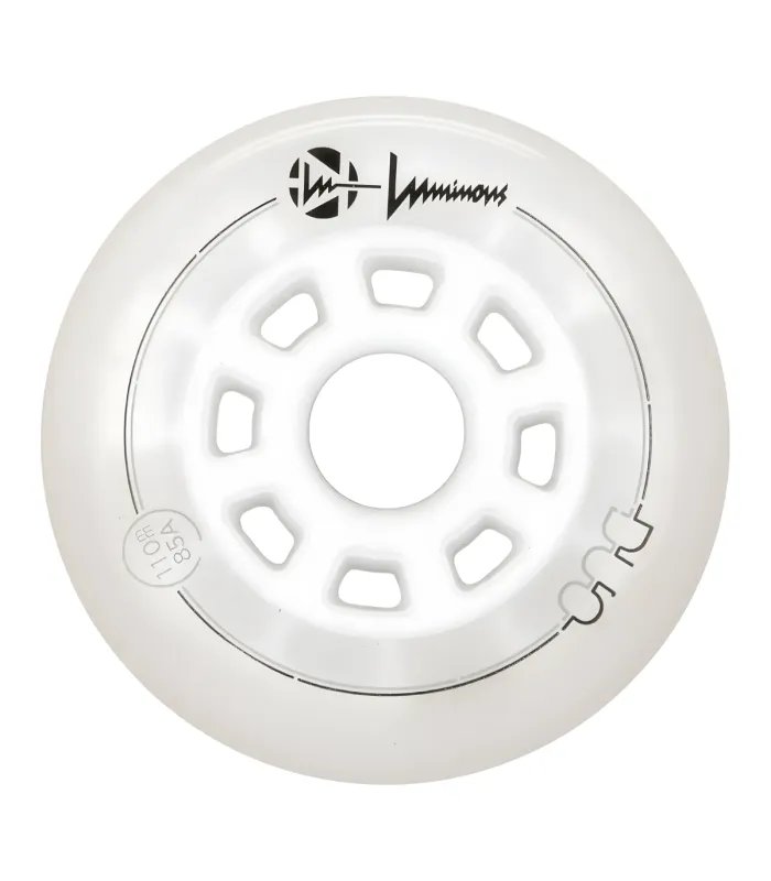 Ruedas Luminous DUO 110mm White/Blue | Peligro FSK Shop