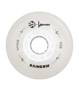 Ruedas Luminous LED 80mm Rainbow White | Pack 4 Peligro FSK
