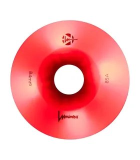 Ruedas Luminous LED 84mm/85A Red Red - Pack x4