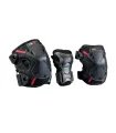 Kit de Protecciones SEBA Pack x3 (Muñequeras, Coderas y Rodilleras con Cierre)