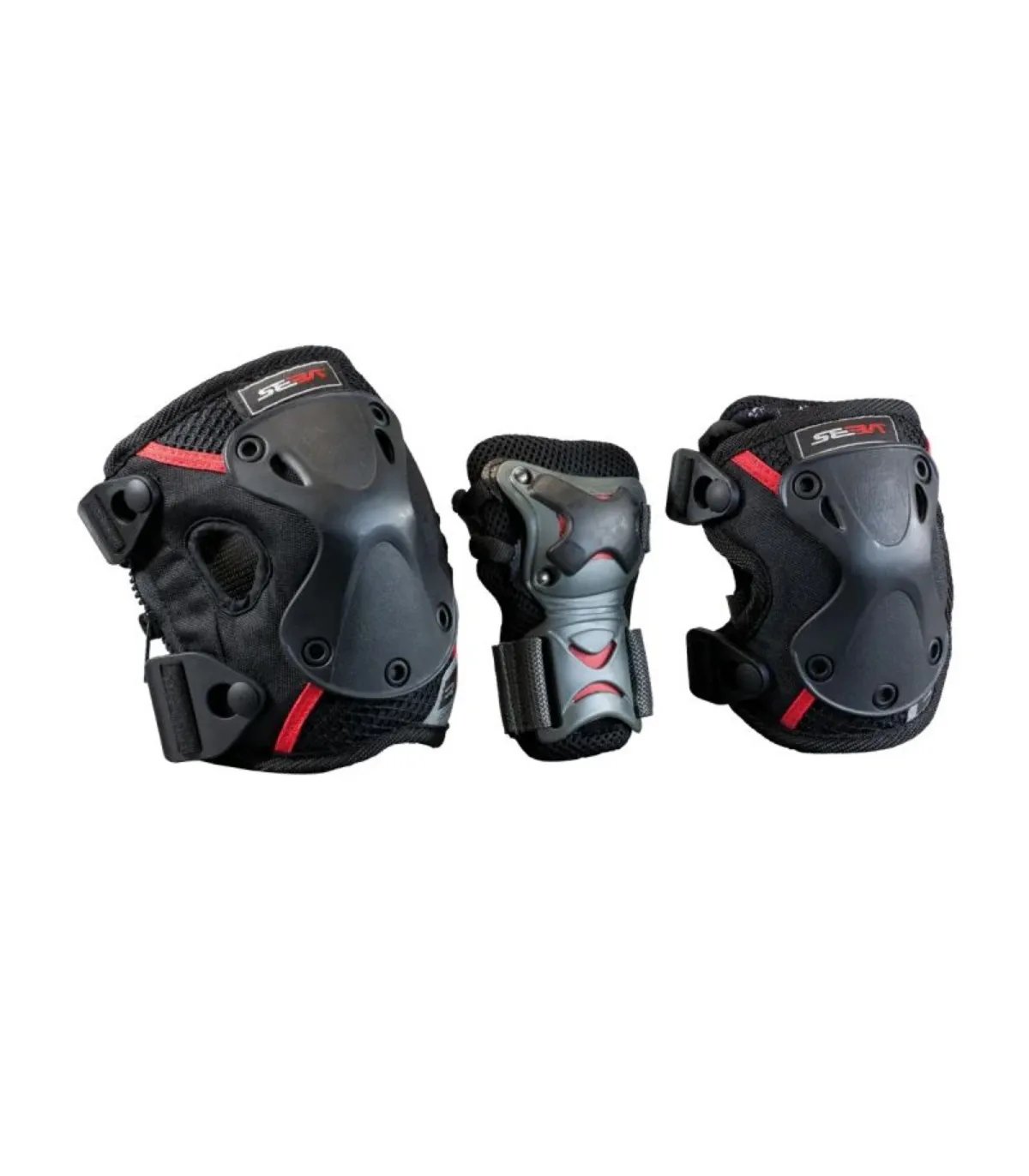 Kit de Protecciones SEBA Pack x3 con Cierre | Peligro FSK