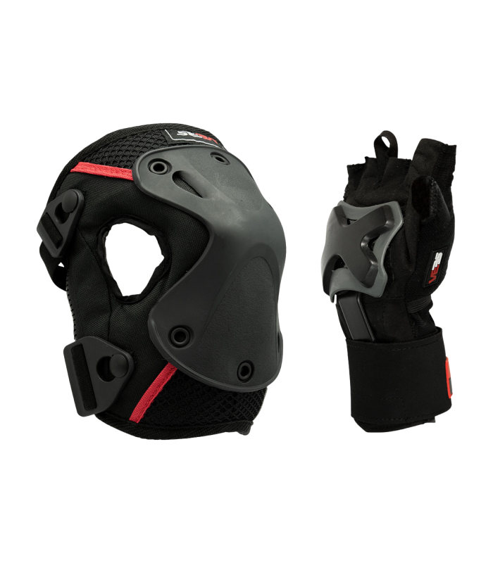 Kit de Protecciones SEBA PRO Pack x2 con Cierre | Peligro FSK