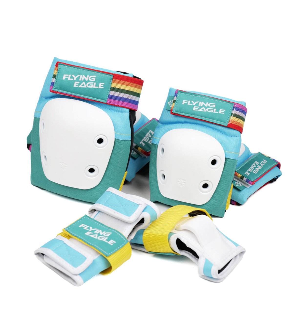 Kit de Protecciones Infantiles Flying Eagle Valiant Azul