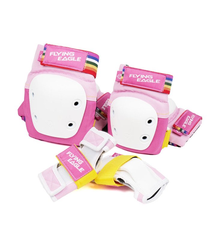 Kit de Protecciones Infantiles Flying Eagle Valiant Rosa