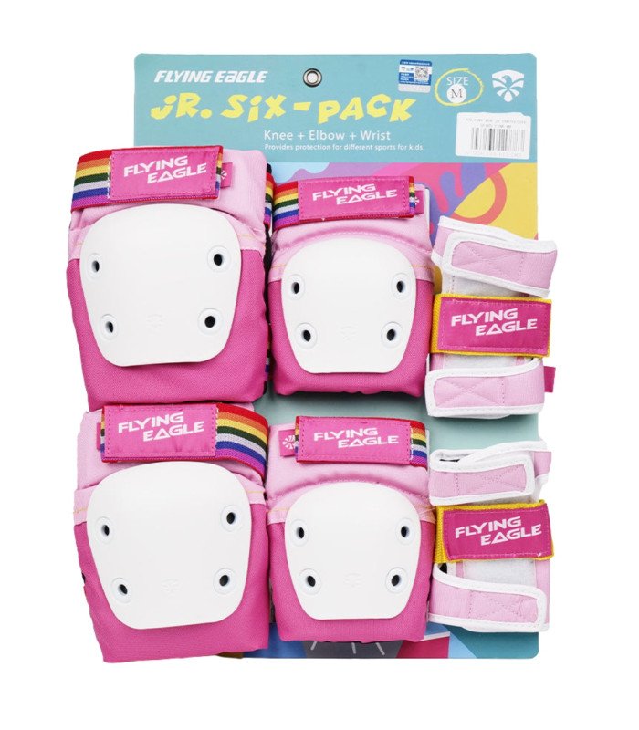 Kit de Protecciones Infantiles Flying Eagle Valiant Rosa