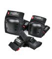 Kit de Protecciones Infantiles Flying Eagle Valiant Negro - Set de 6 Piezas