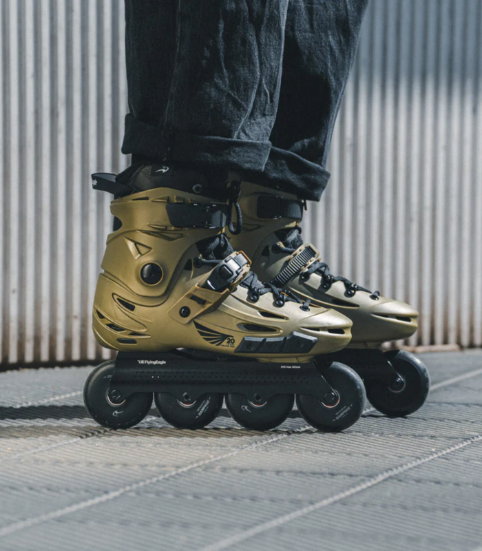 Patines Flying Eagle F6 Falcon Pro 20 Aniversario Bronce | Peligro FSK Shop