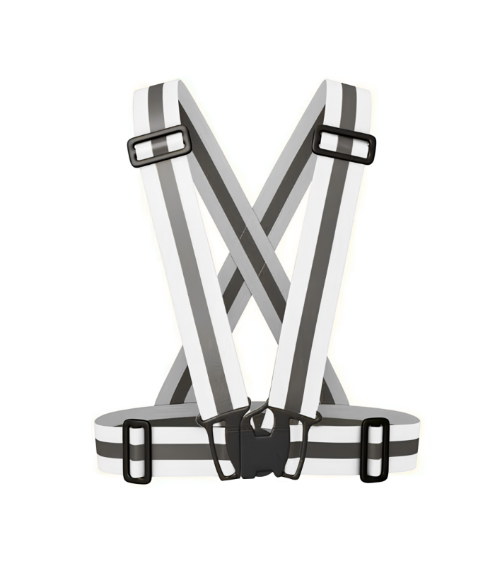 Chaleco Reflejante Elástico de Seguridad - Patinaje y Ciclismo