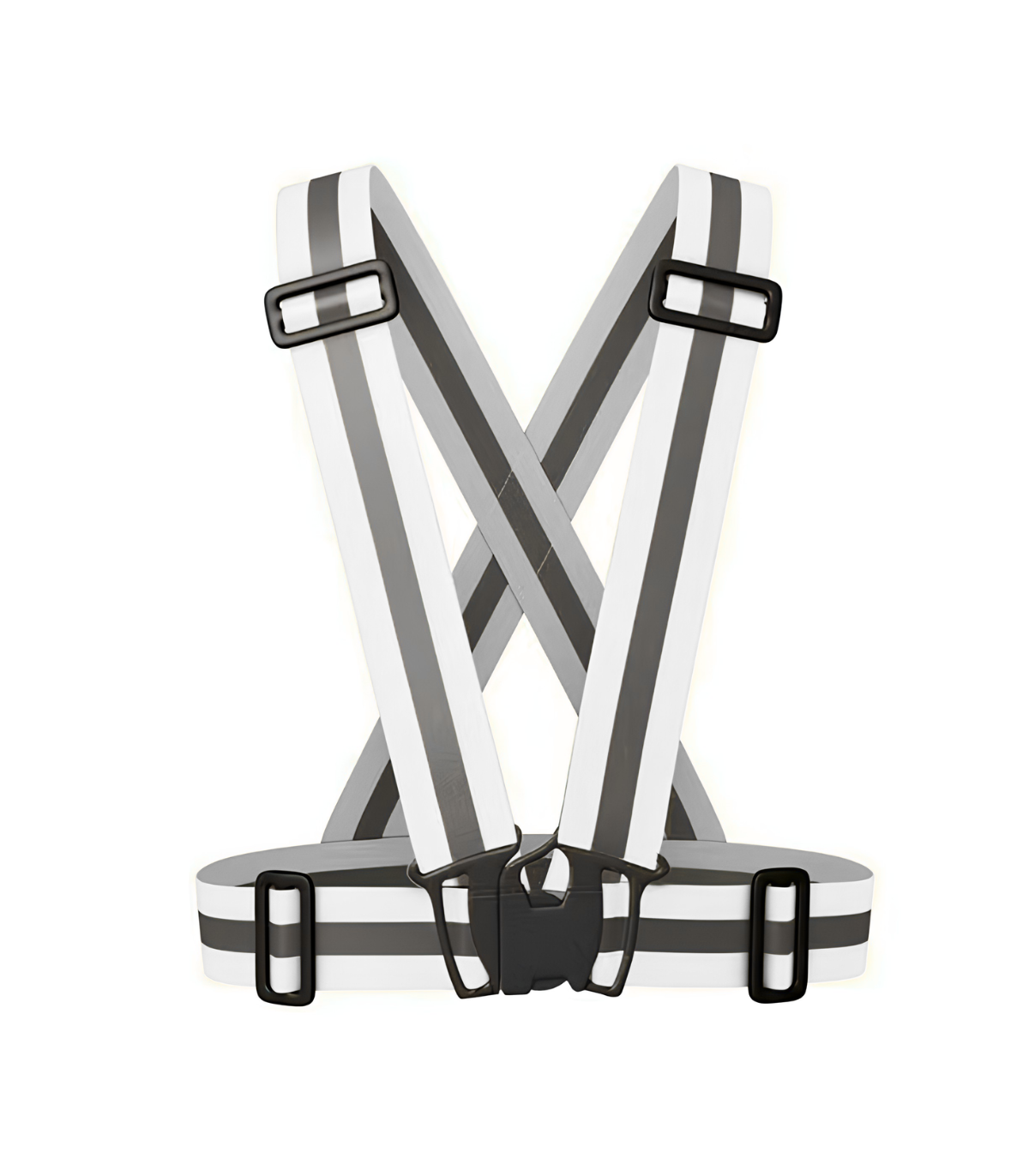 Chaleco Reflejante Elástico de Seguridad - Patinaje y Ciclismo