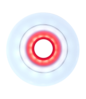 Ruedas Luminous DUO 90mm White/Red | Pack 4 Peligro FSK